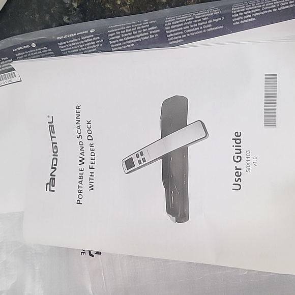 Pandigital Handheld Wand Scanner with Feeder Dock  S8X1103LP - Picture 4 of 14